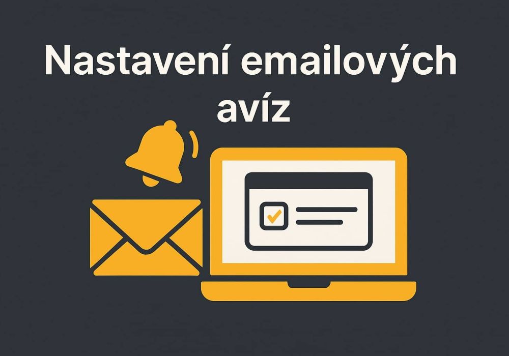Nastavení emailových avíz